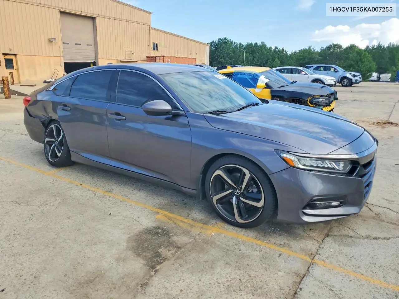 2019 Honda Accord Sport VIN: 1HGCV1F35KA007255 Lot: 60979756