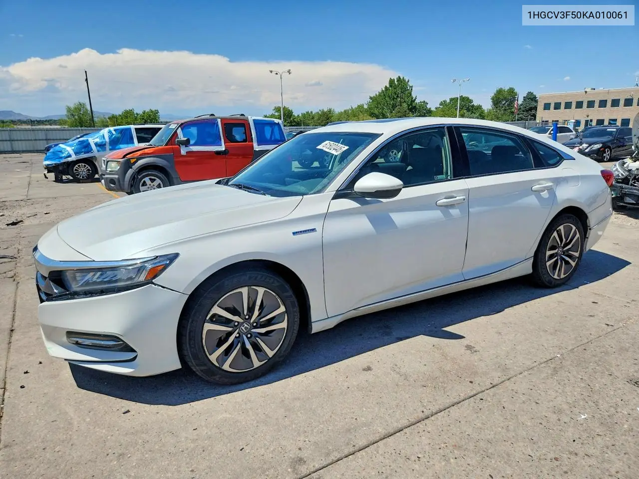 2019 Honda Accord Hybrid Exl VIN: 1HGCV3F50KA010061 Lot: 61502446