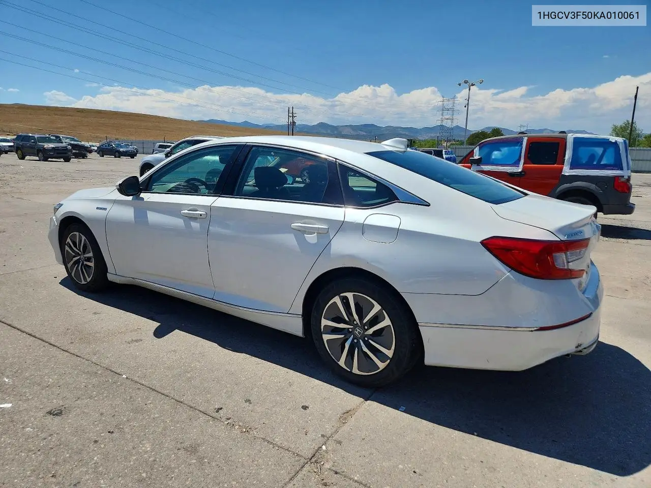 2019 Honda Accord Hybrid Exl VIN: 1HGCV3F50KA010061 Lot: 61502446