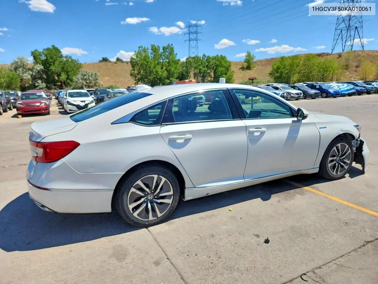 2019 Honda Accord Hybrid Exl VIN: 1HGCV3F50KA010061 Lot: 61502446
