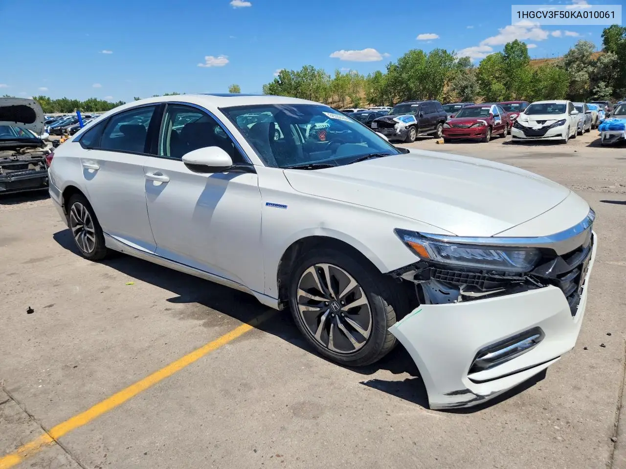 2019 Honda Accord Hybrid Exl VIN: 1HGCV3F50KA010061 Lot: 61502446