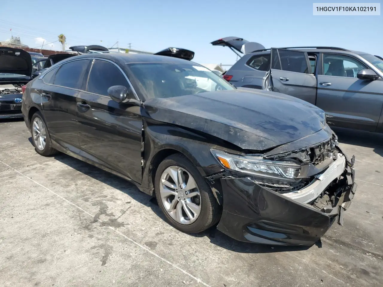 1HGCV1F10KA102191 2019 Honda Accord Lx
