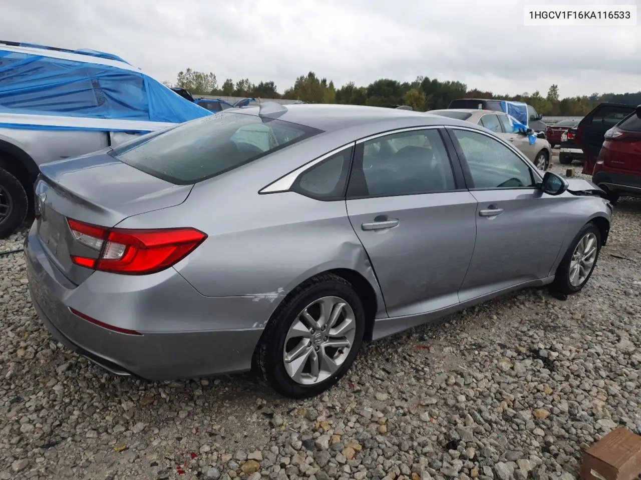 1HGCV1F16KA116533 2019 Honda Accord Lx