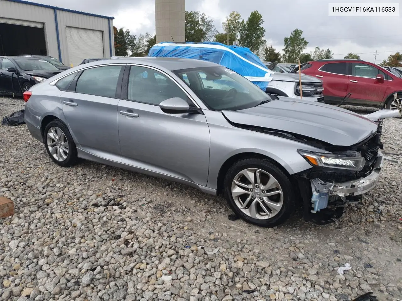 1HGCV1F16KA116533 2019 Honda Accord Lx
