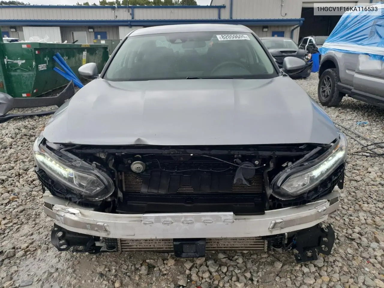 1HGCV1F16KA116533 2019 Honda Accord Lx