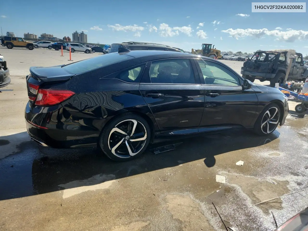 1HGCV2F32KA020082 2019 Honda Accord Sport