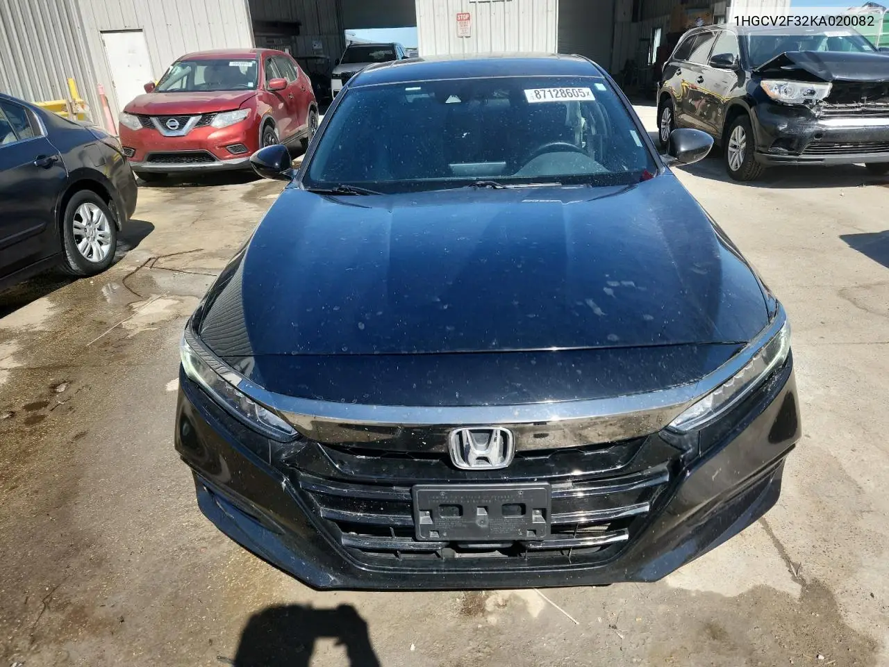 1HGCV2F32KA020082 2019 Honda Accord Sport