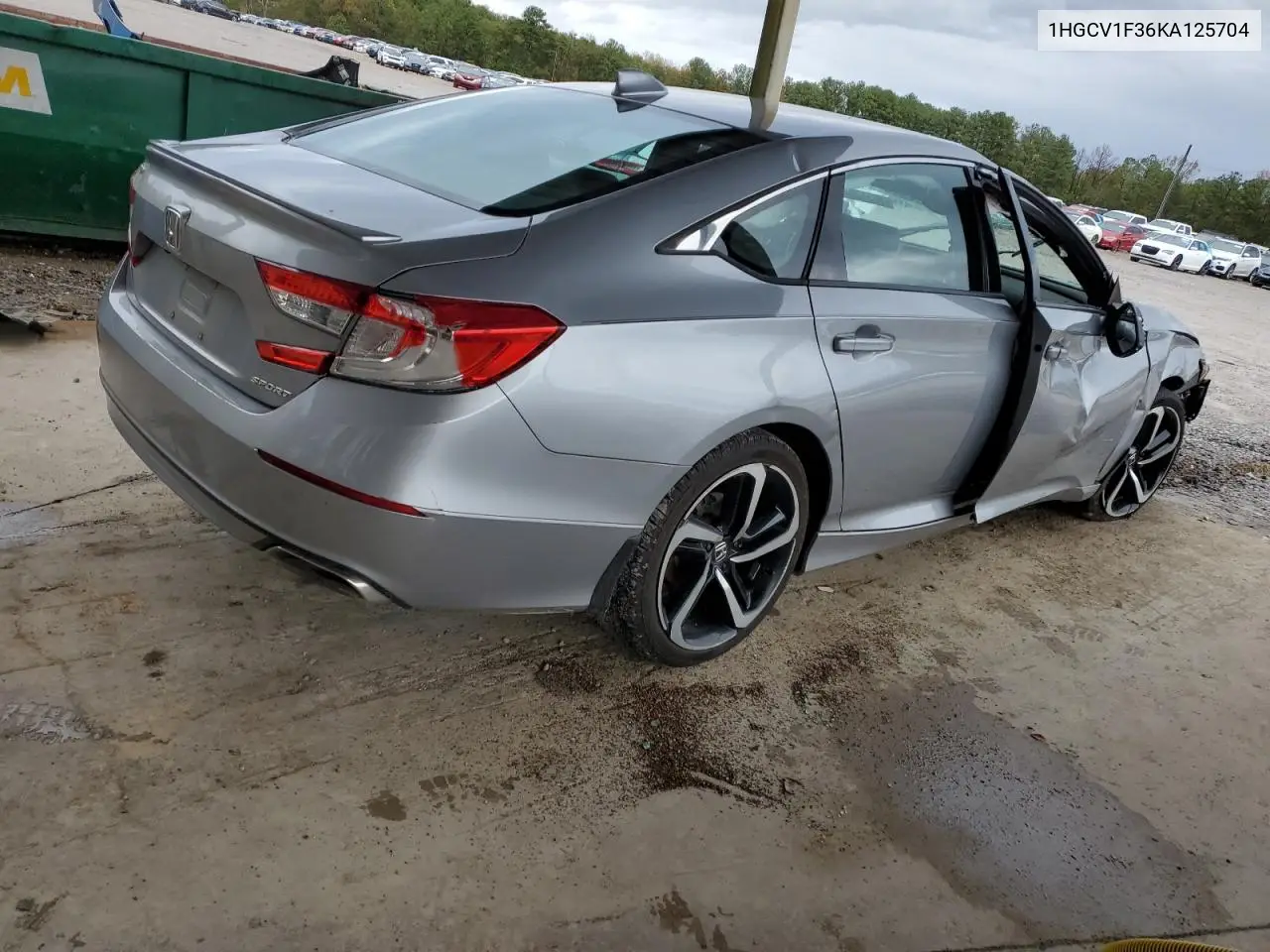 1HGCV1F36KA125704 2019 Honda Accord Sport