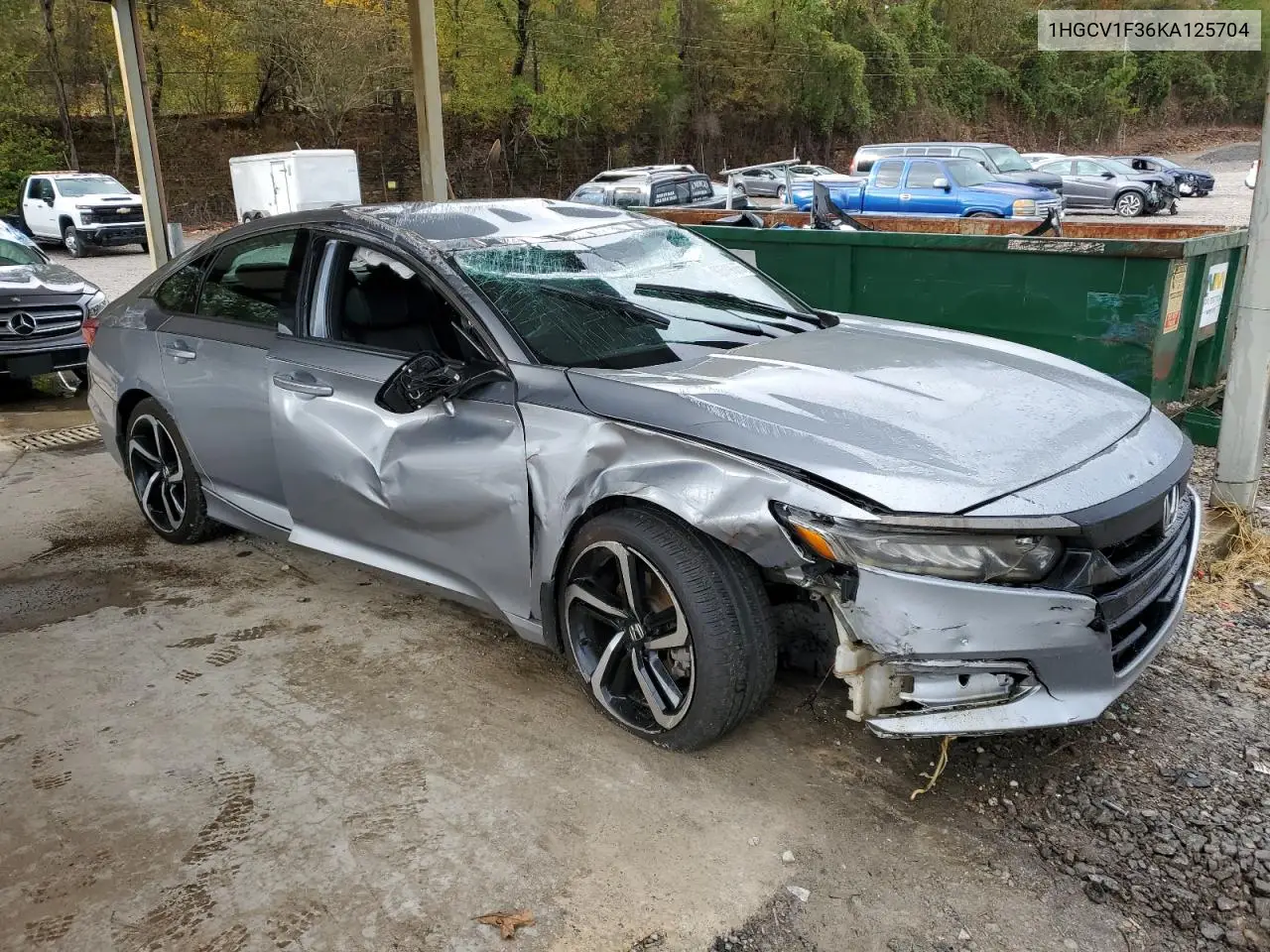 1HGCV1F36KA125704 2019 Honda Accord Sport