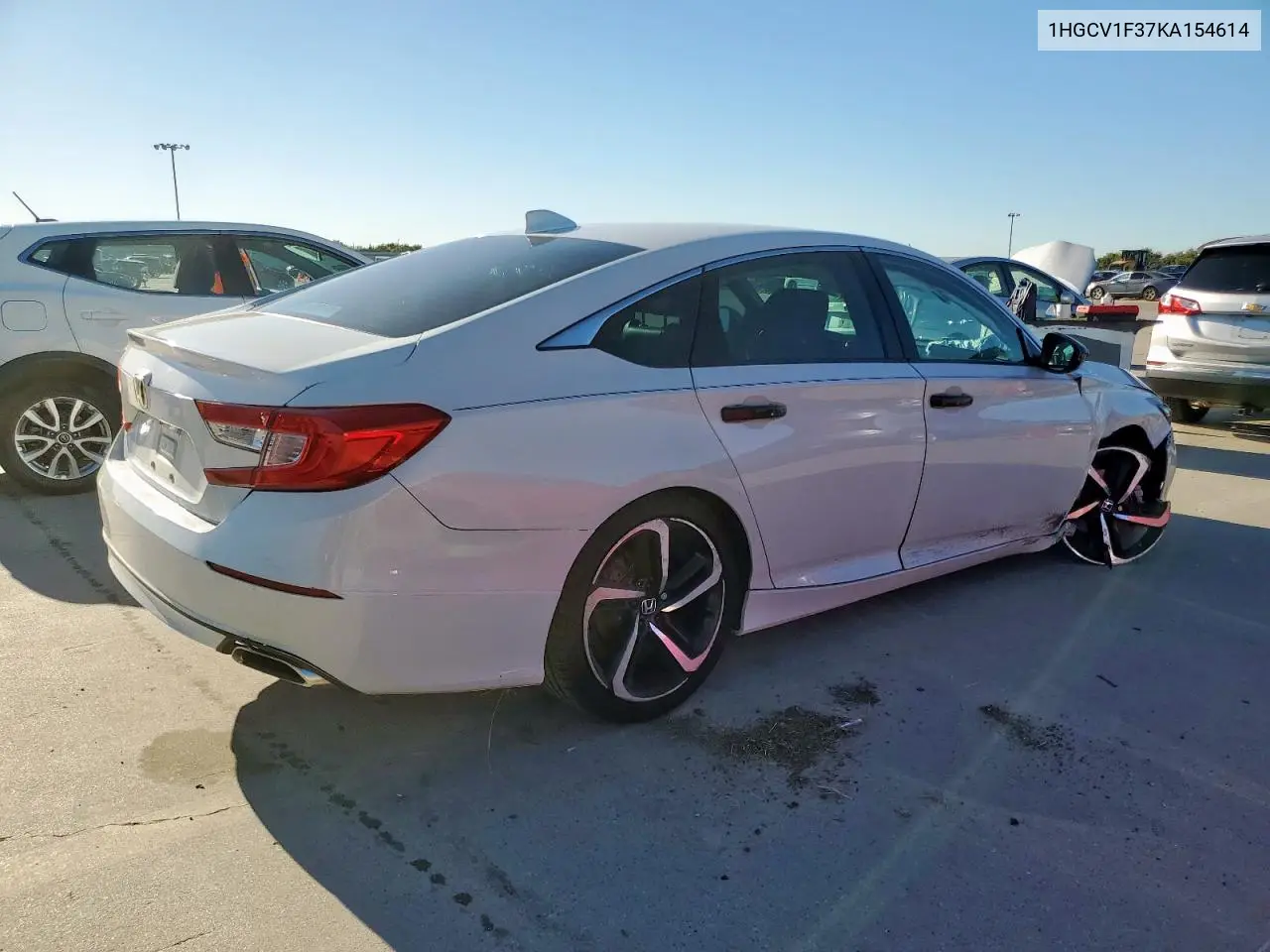 1HGCV1F37KA154614 2019 Honda Accord Sport