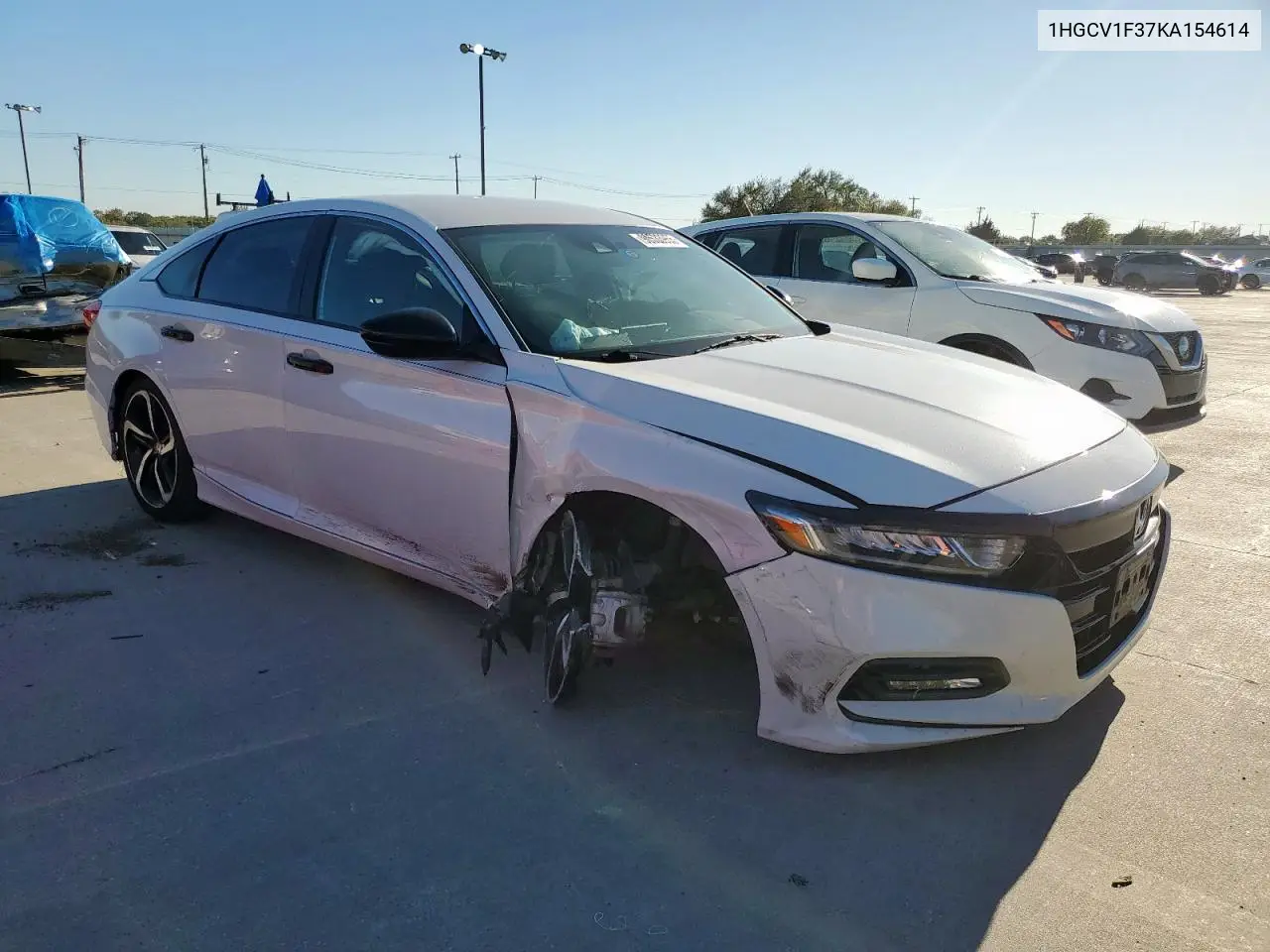 1HGCV1F37KA154614 2019 Honda Accord Sport
