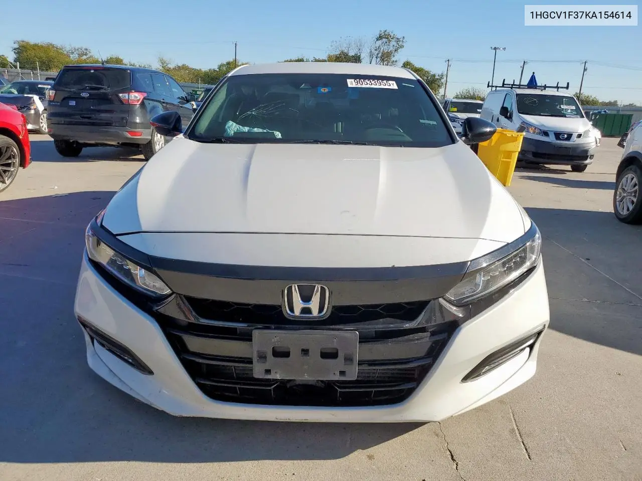 1HGCV1F37KA154614 2019 Honda Accord Sport