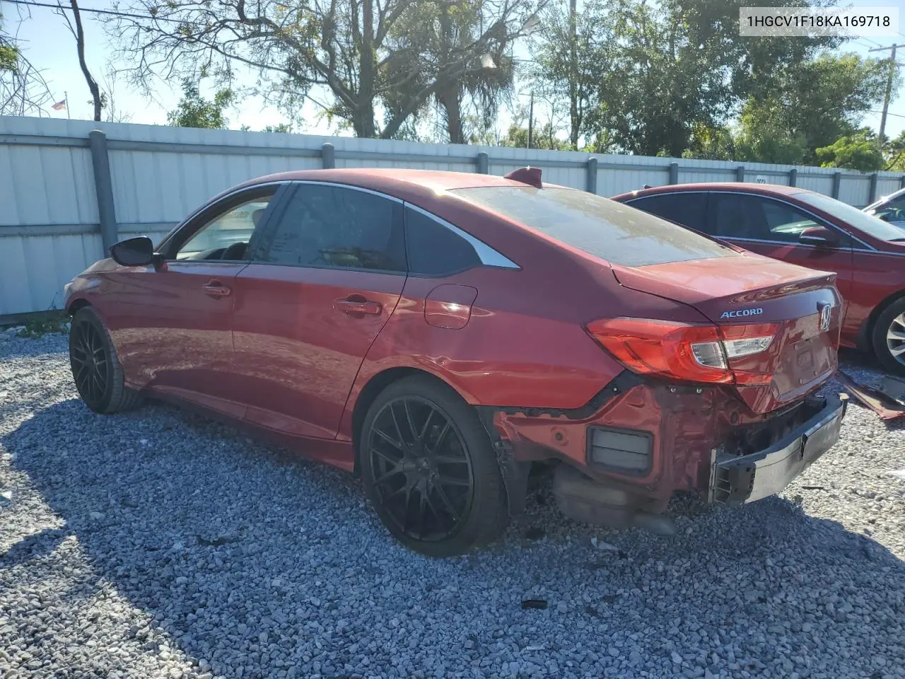 1HGCV1F18KA169718 2019 Honda Accord Lx