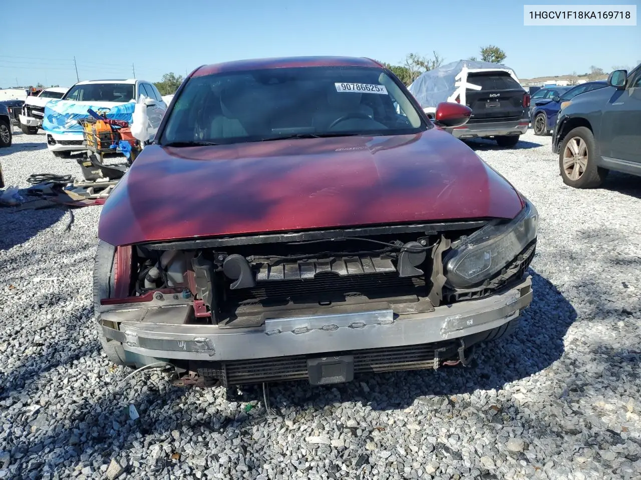 1HGCV1F18KA169718 2019 Honda Accord Lx