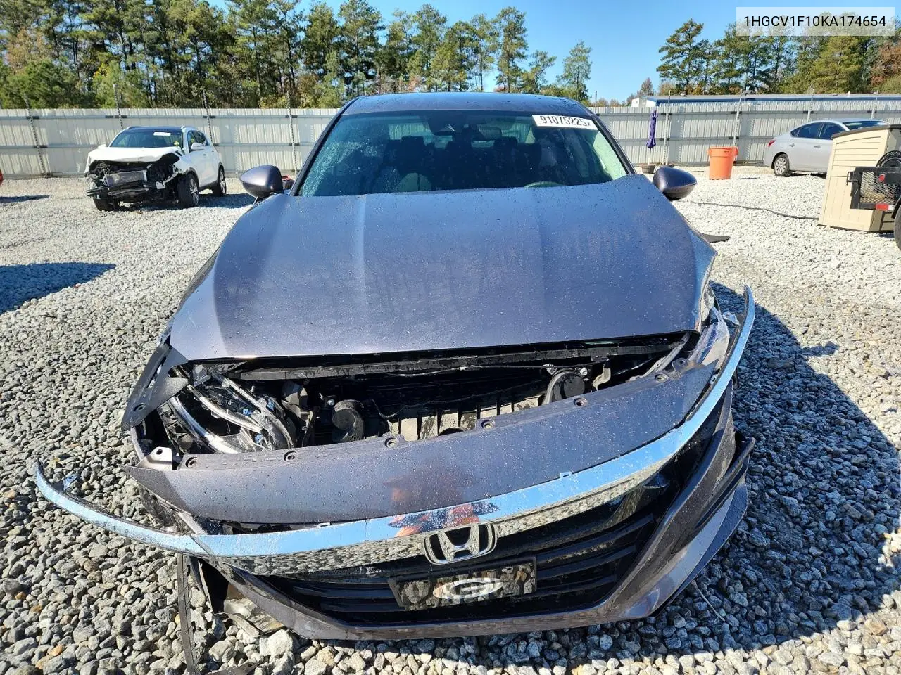 1HGCV1F10KA174654 2019 Honda Accord Lx