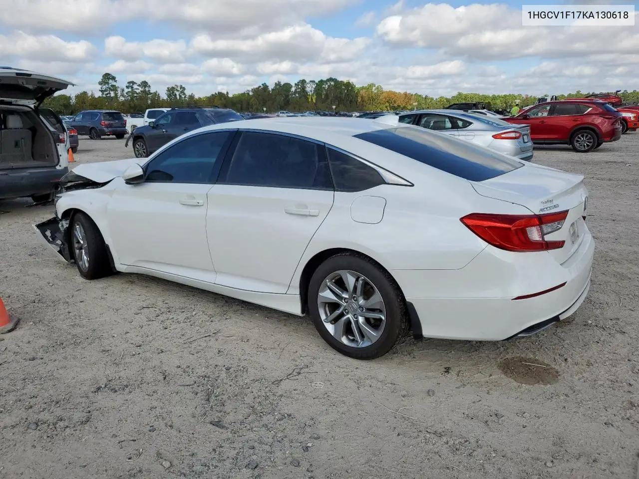 1HGCV1F17KA130618 2019 Honda Accord Lx