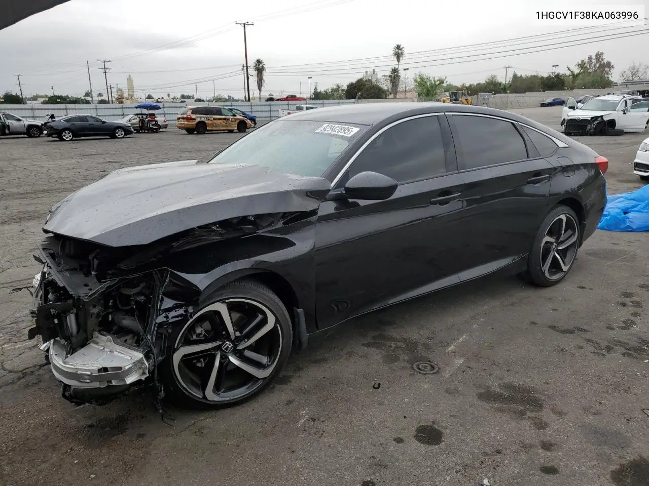 1HGCV1F38KA063996 2019 Honda Accord Sport