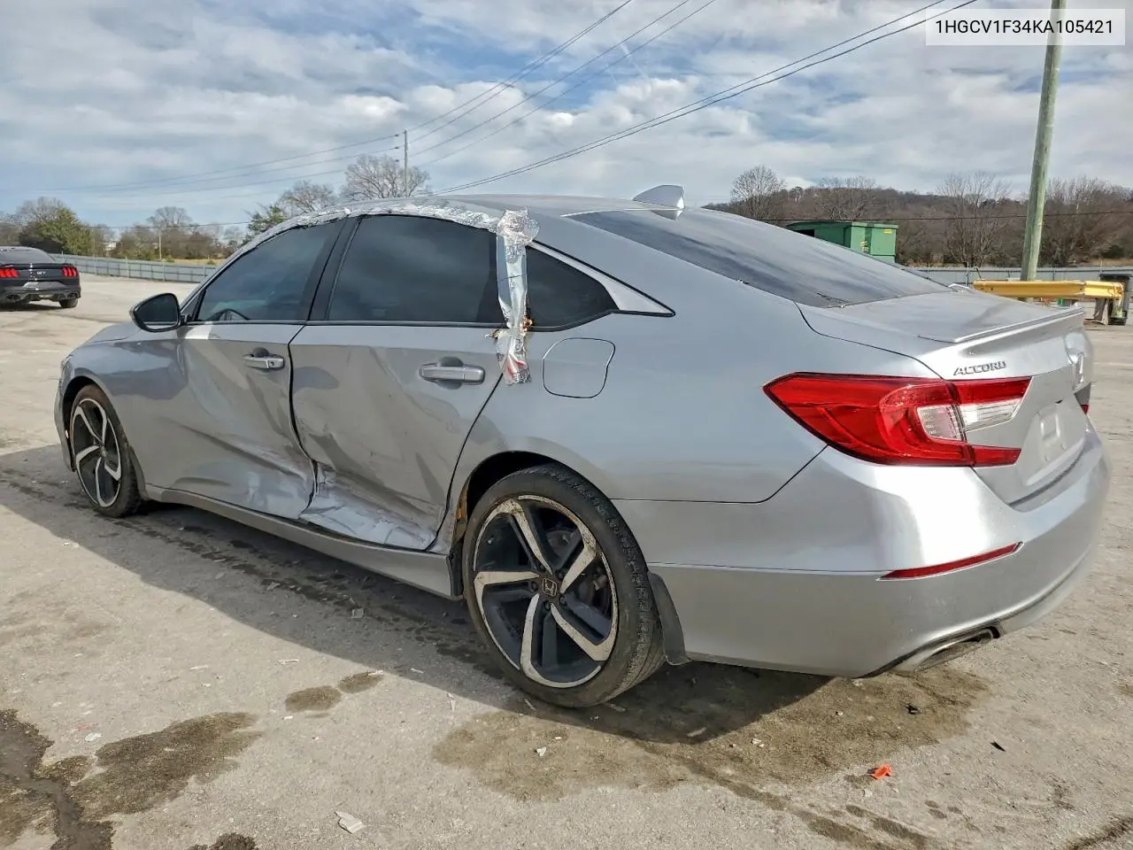 1HGCV1F34KA105421 2019 Honda Accord Sport