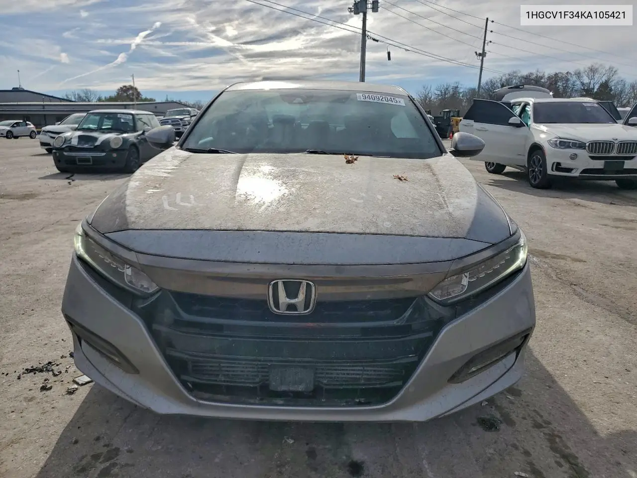 1HGCV1F34KA105421 2019 Honda Accord Sport
