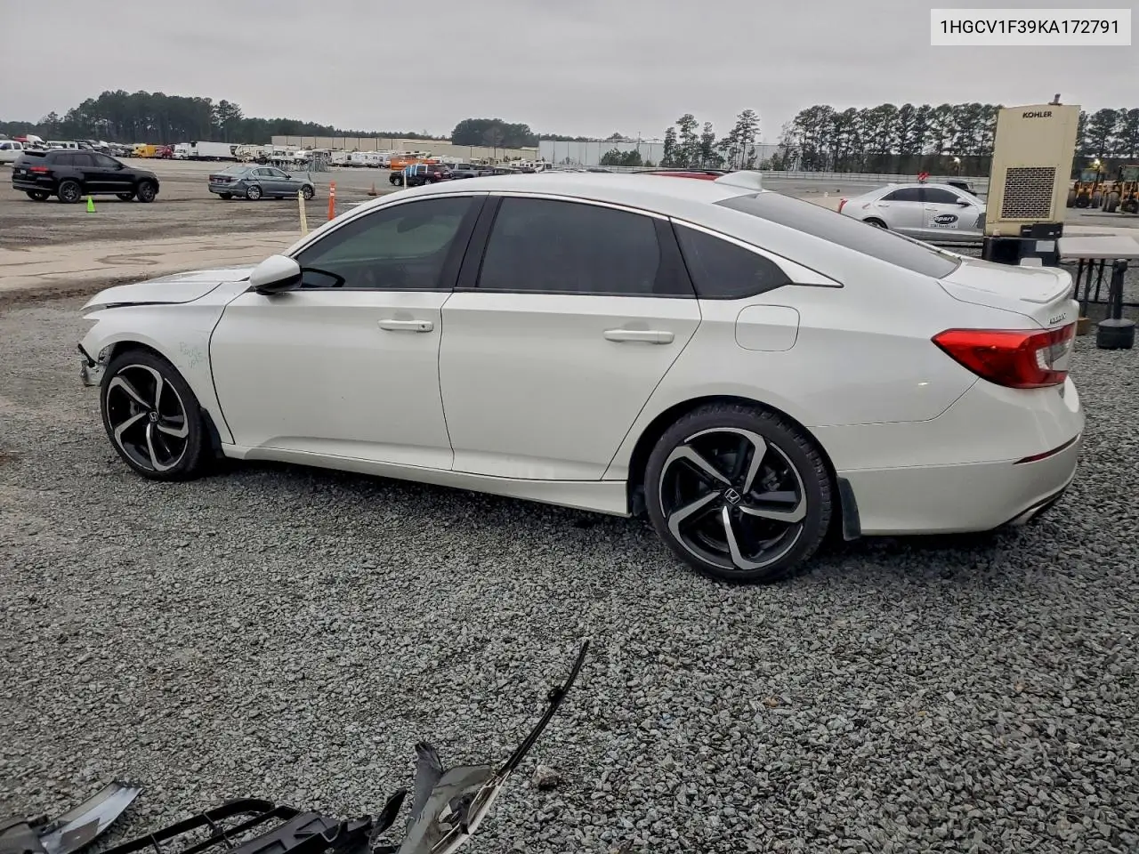 1HGCV1F39KA172791 2019 Honda Accord Sport