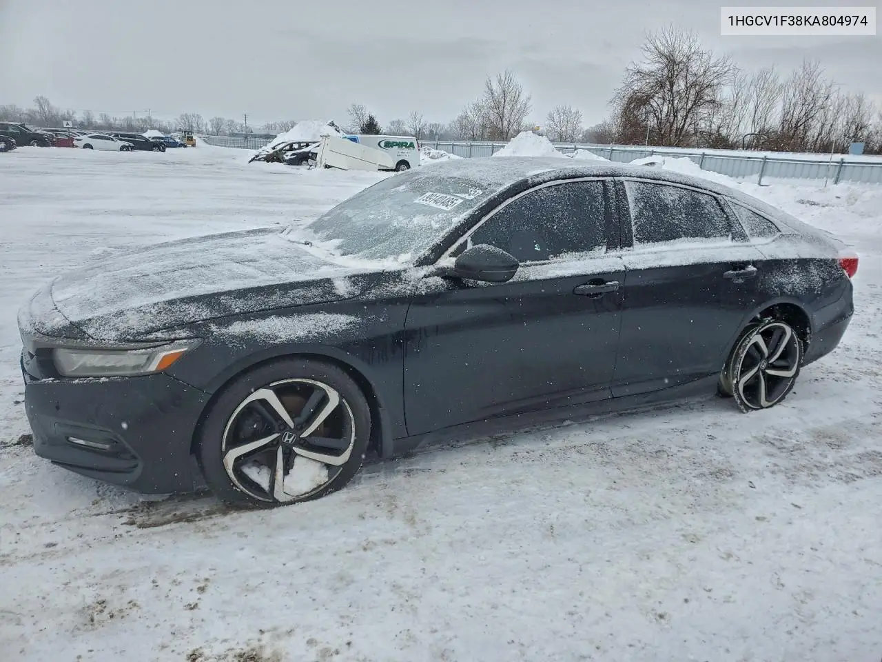 1HGCV1F38KA804874 2019 Honda Accord Sport