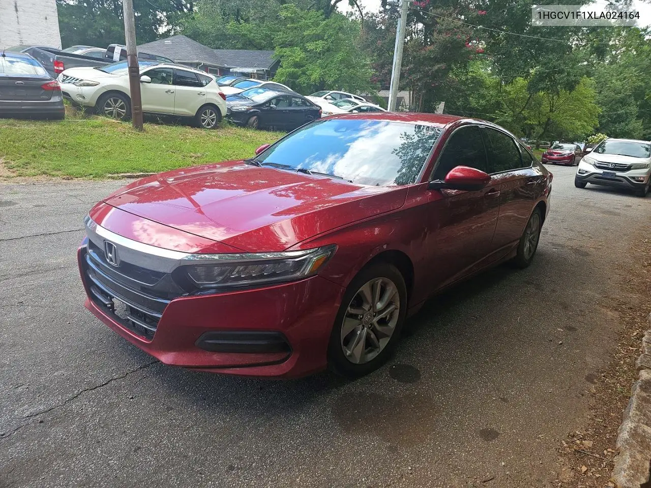 2020 Honda Accord Lx VIN: 1HGCV1F1XLA024164 Lot: 61776396