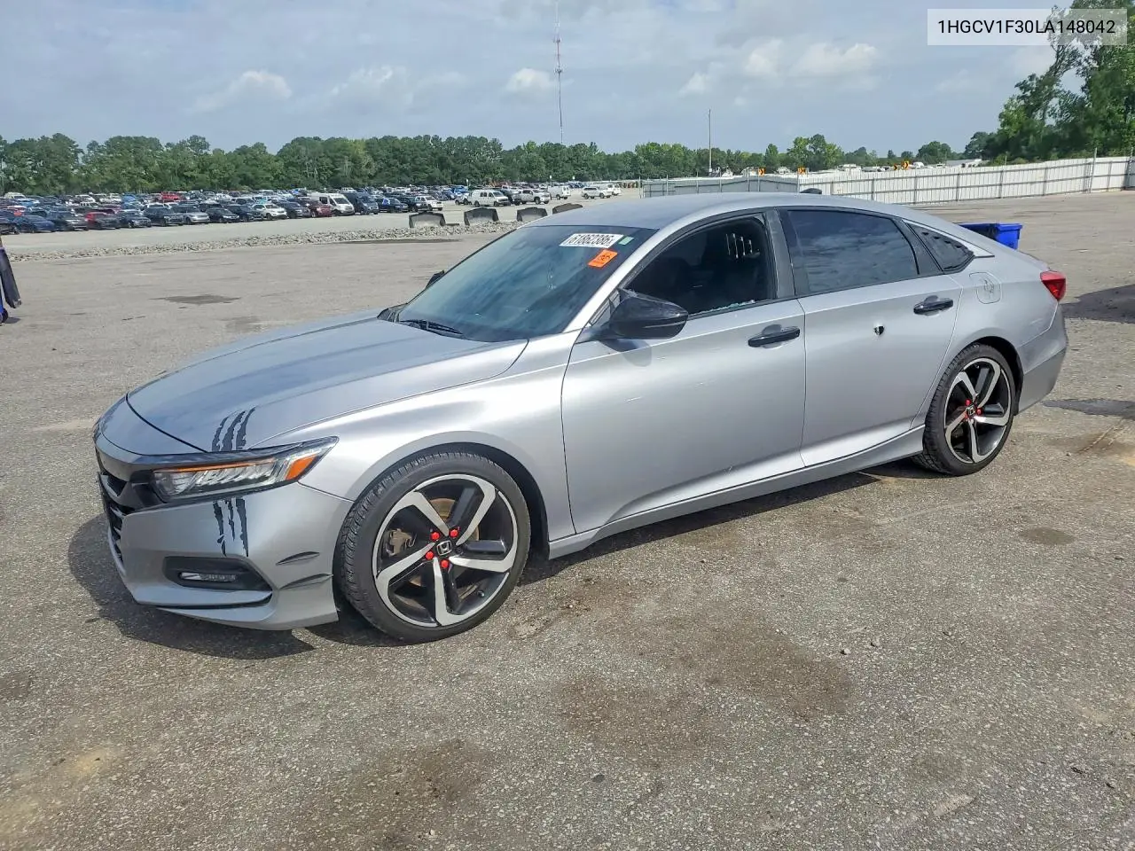 2020 Honda Accord Sport VIN: 1HGCV1F30LA148042 Lot: 61862386