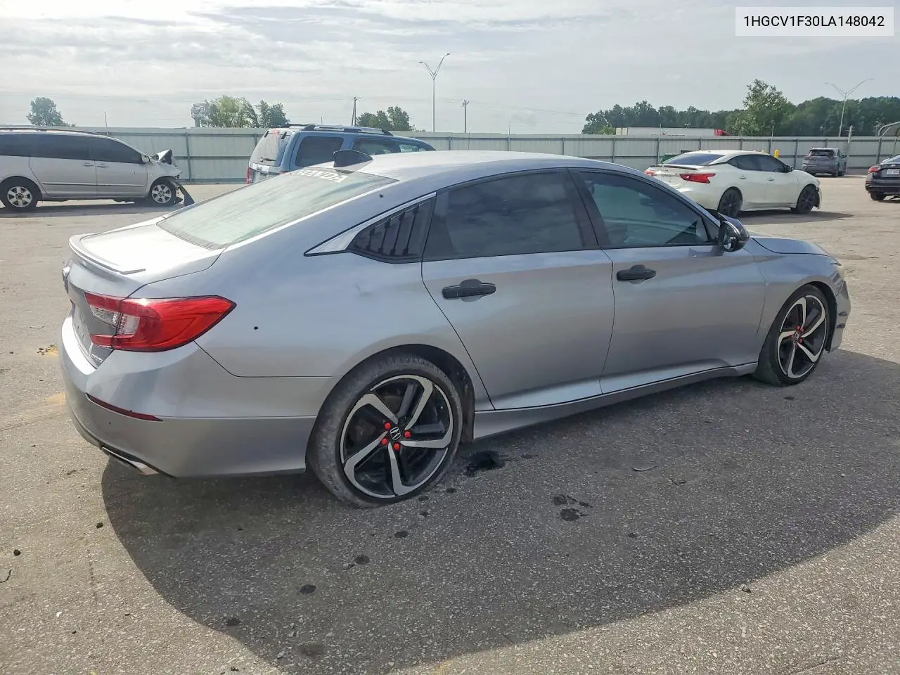 2020 Honda Accord Sport VIN: 1HGCV1F30LA148042 Lot: 61862386