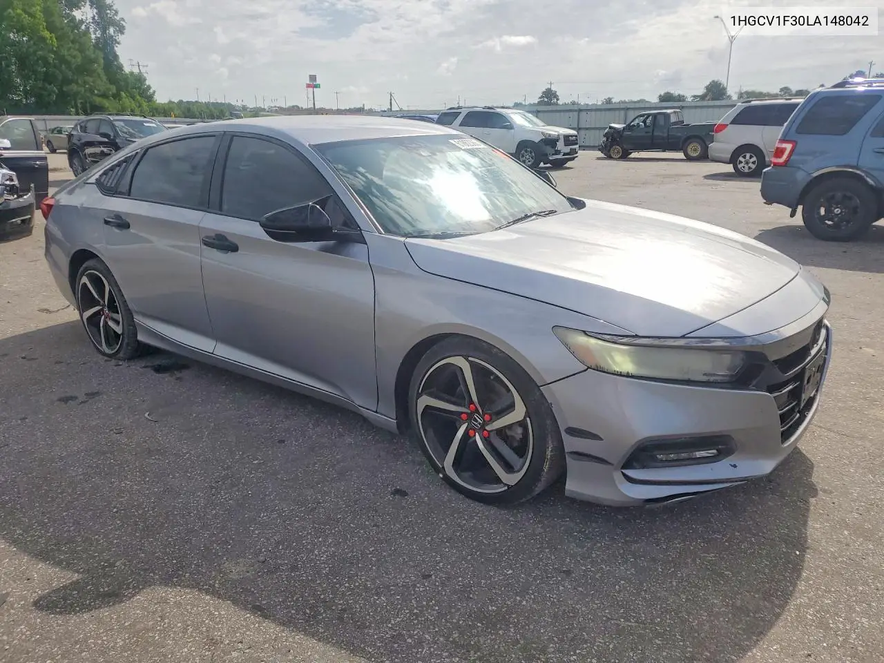 2020 Honda Accord Sport VIN: 1HGCV1F30LA148042 Lot: 61862386