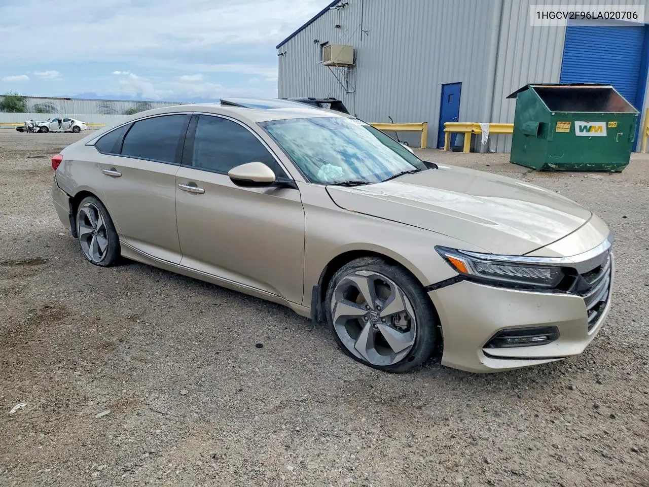 2020 Honda Accord Touring VIN: 1HGCV2F96LA020706 Lot: 61939706