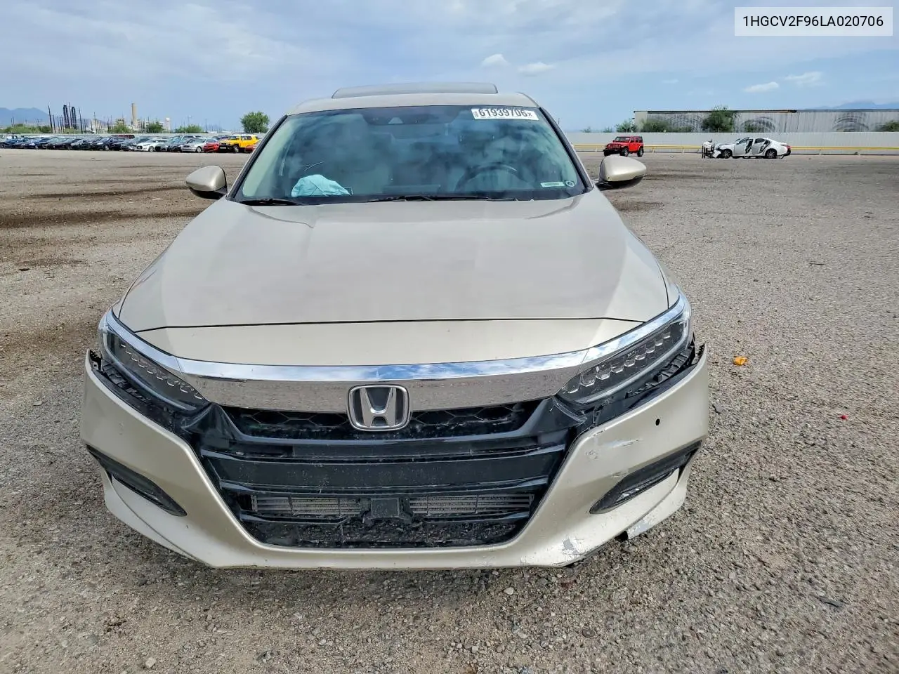 2020 Honda Accord Touring VIN: 1HGCV2F96LA020706 Lot: 61939706