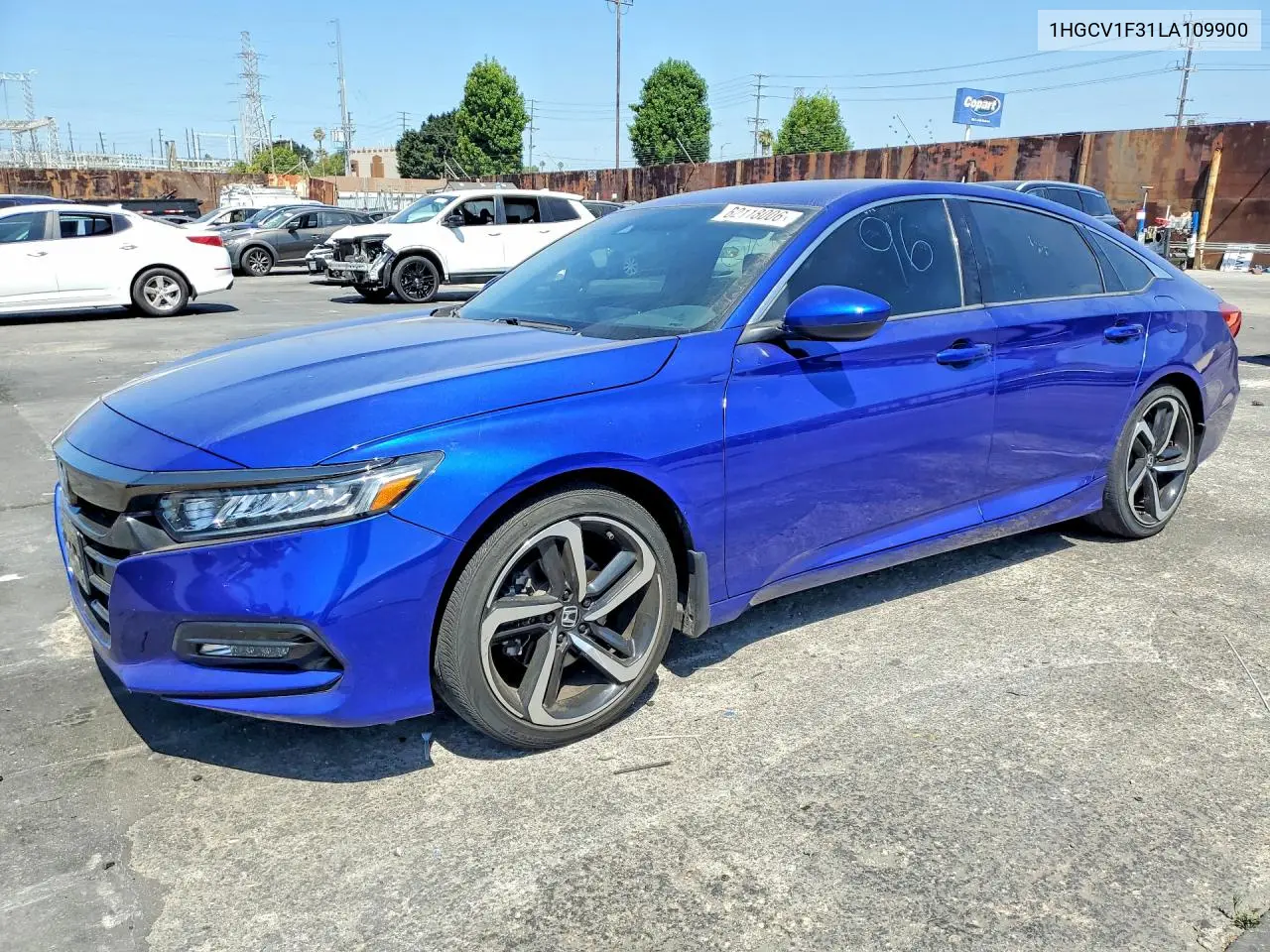 2020 Honda Accord Sport VIN: 1HGCV1F31LA109900 Lot: 62118006