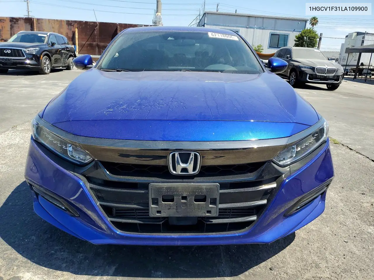 2020 Honda Accord Sport VIN: 1HGCV1F31LA109900 Lot: 62118006
