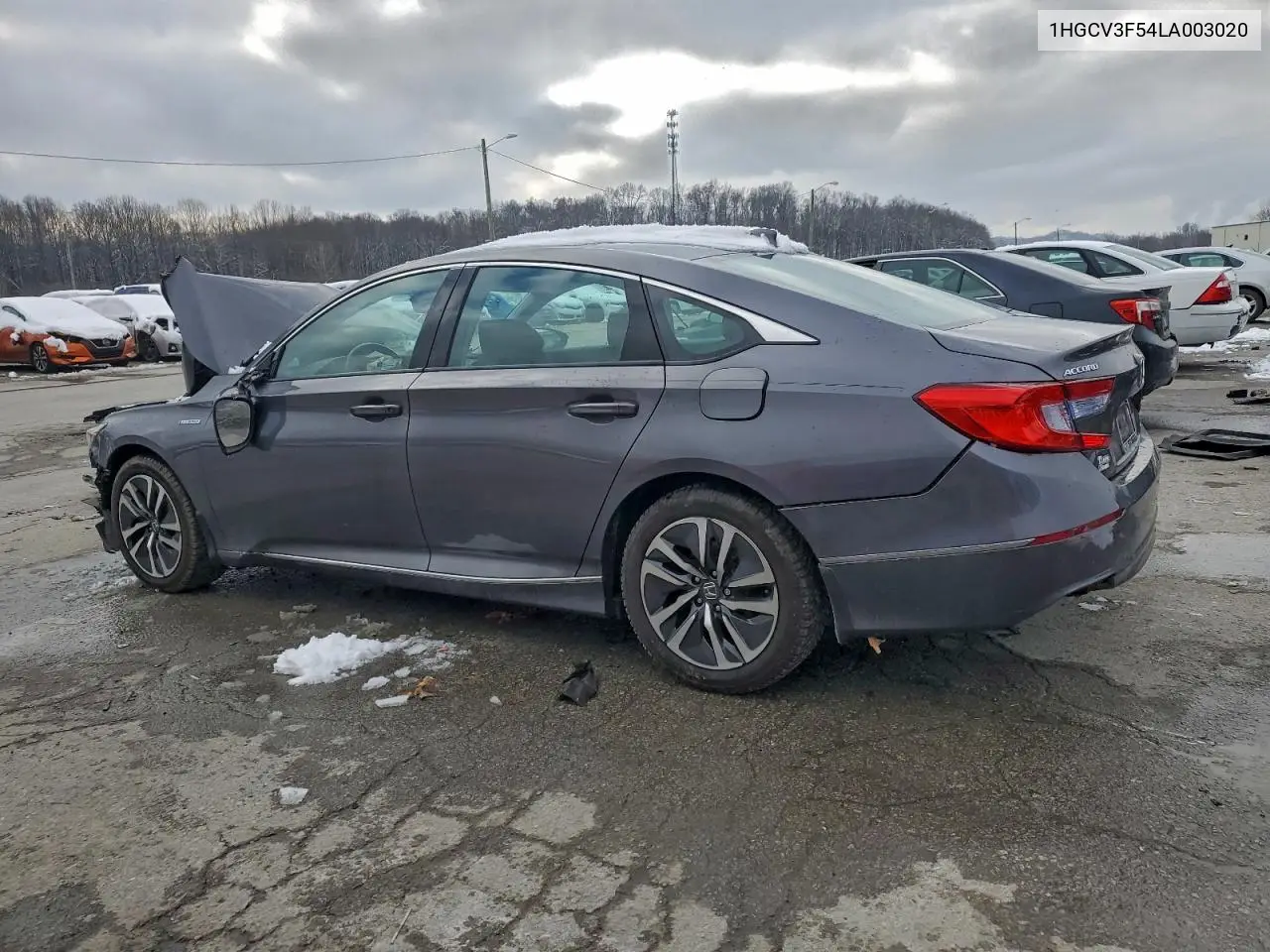 1HGCV3F54LA003020 2020 Honda Accord Hybrid Exl