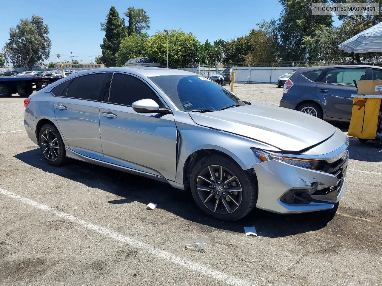 2021 Honda Accord Exl VIN: 1HGCV1F52MA079891 Lot: 60450186