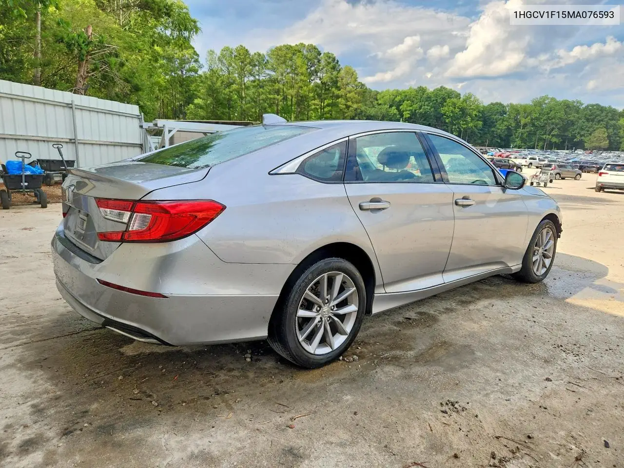2021 Honda Accord Lx VIN: 1HGCV1F15MA076593 Lot: 60747796