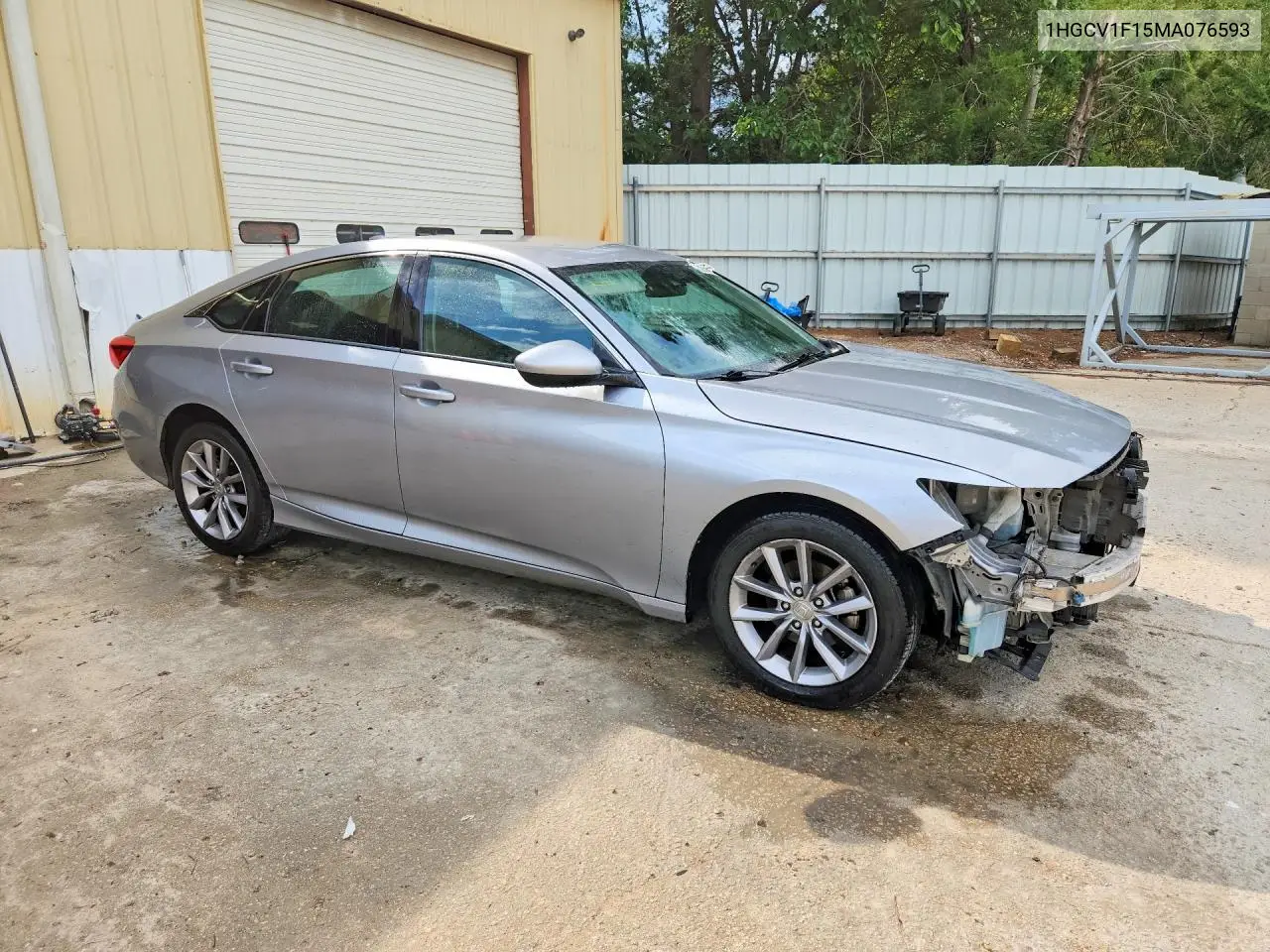 2021 Honda Accord Lx VIN: 1HGCV1F15MA076593 Lot: 60747796