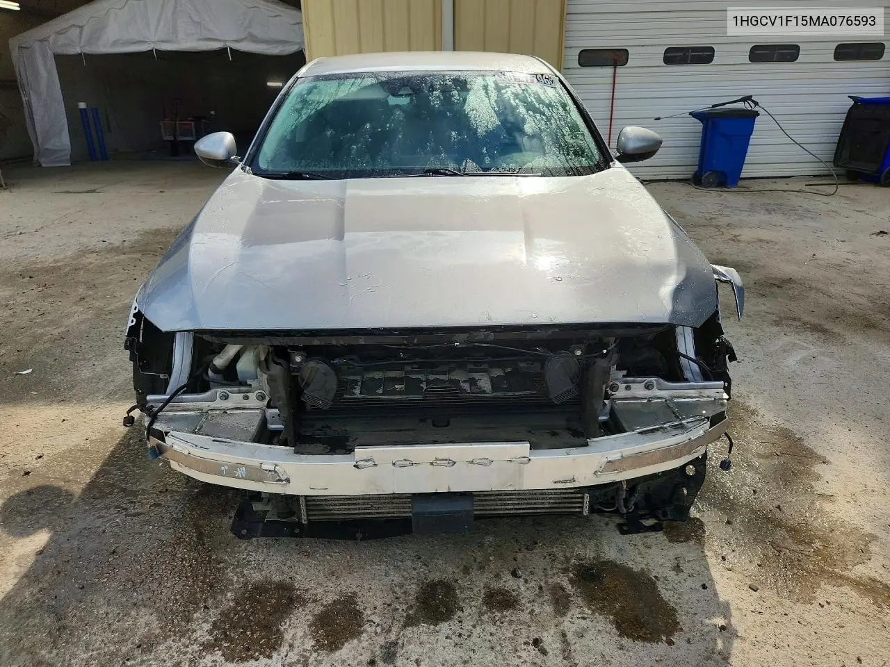 2021 Honda Accord Lx VIN: 1HGCV1F15MA076593 Lot: 60747796