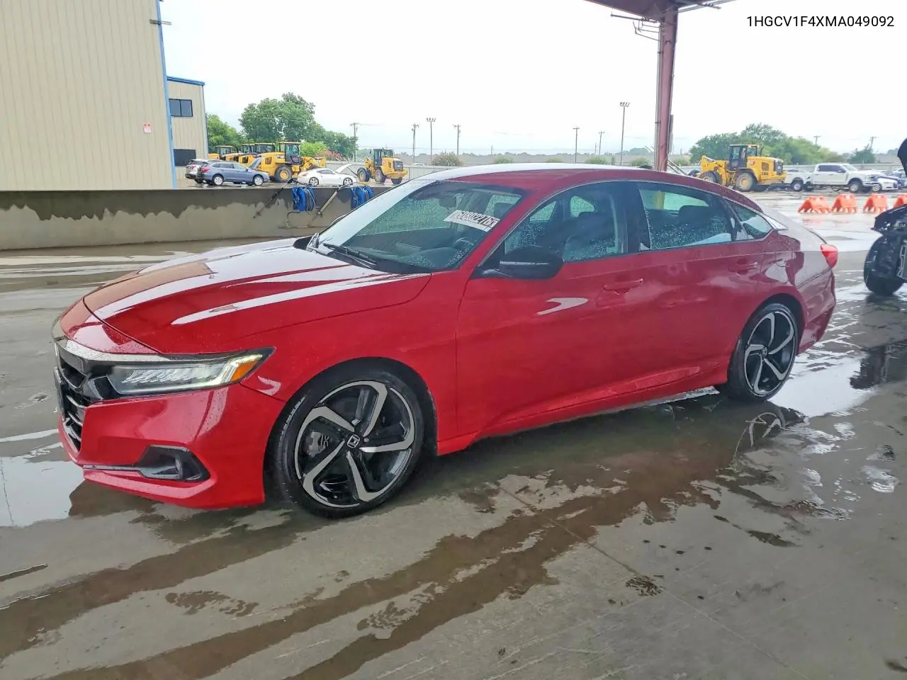 2021 Honda Accord Sport Se VIN: 1HGCV1F4XMA049092 Lot: 60802276