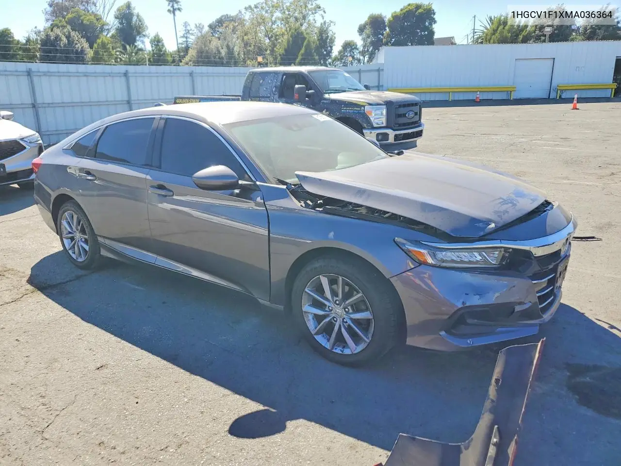 2021 Honda Accord Lx VIN: 1HGCV1F1XMA036364 Lot: 61581676