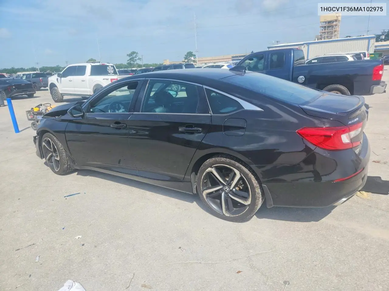 2021 Honda Accord Sport VIN: 1HGCV1F36MA102975 Lot: 61713656