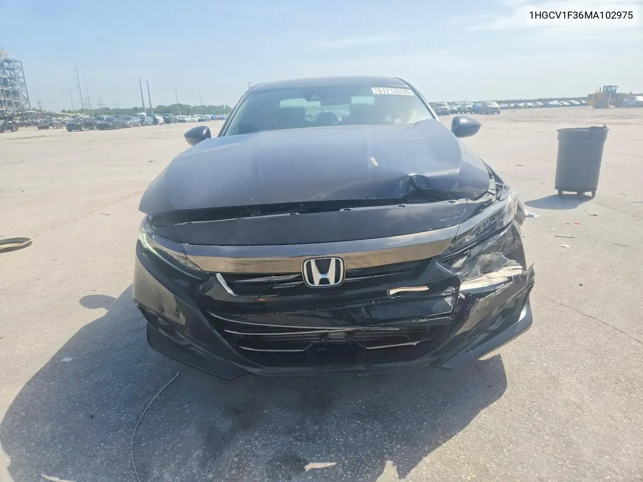 2021 Honda Accord Sport VIN: 1HGCV1F36MA102975 Lot: 61713656