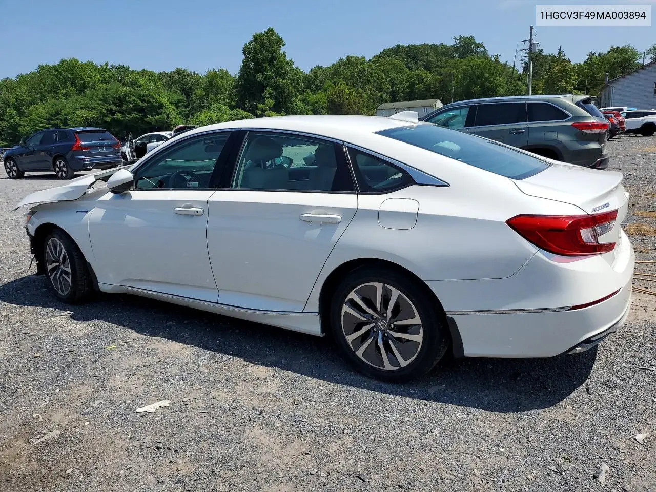2021 Honda Accord Hybrid Ex VIN: 1HGCV3F49MA003894 Lot: 61762386