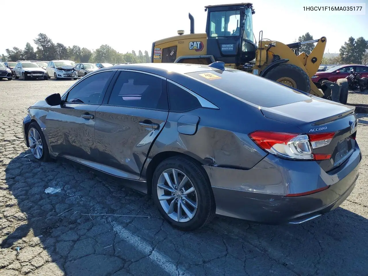 2021 Honda Accord Lx VIN: 1HGCV1F16MA035177 Lot: 61780096