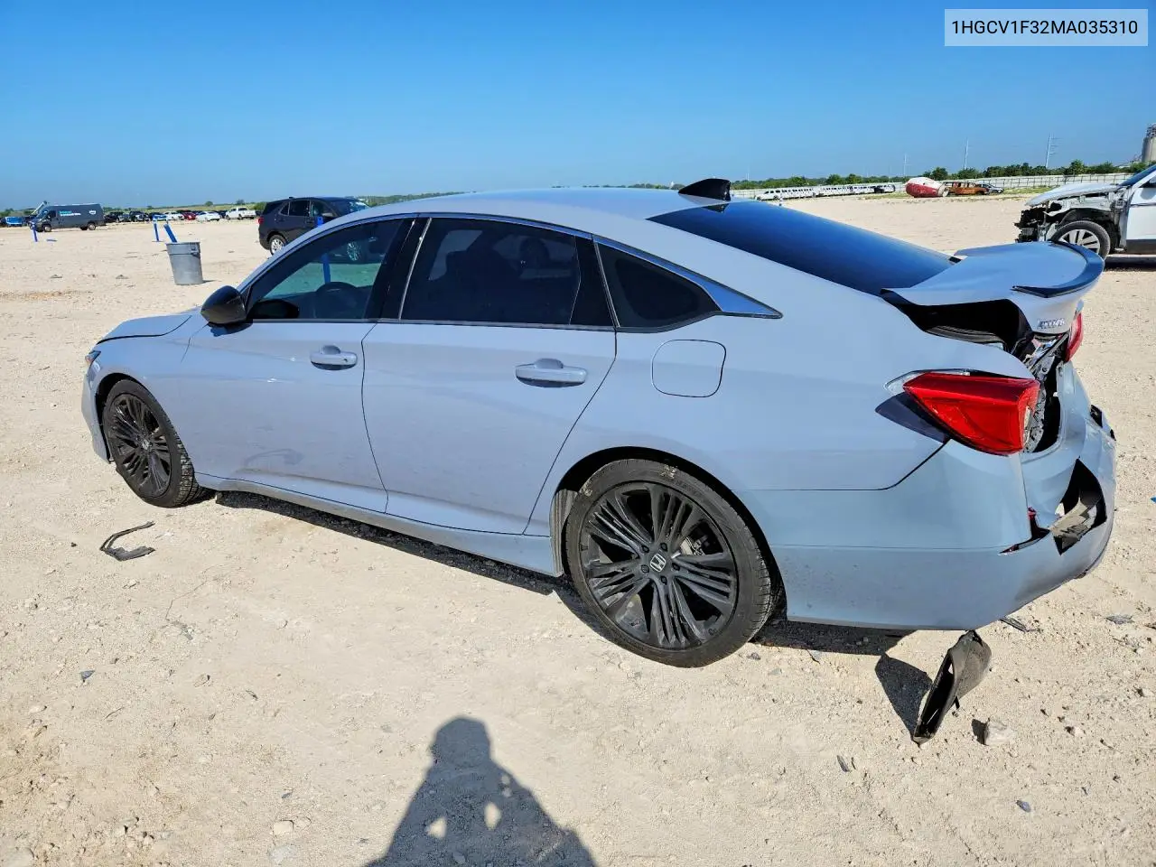 2021 Honda Accord Sport VIN: 1HGCV1F32MA035310 Lot: 61980236