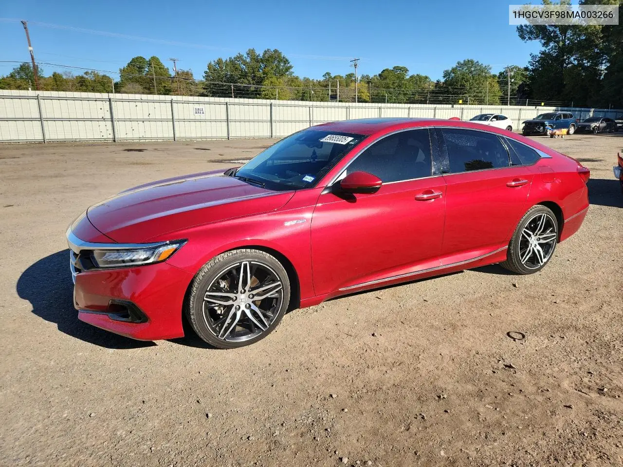 1HGCV3F98MA003266 2021 Honda Accord Touring Hybrid