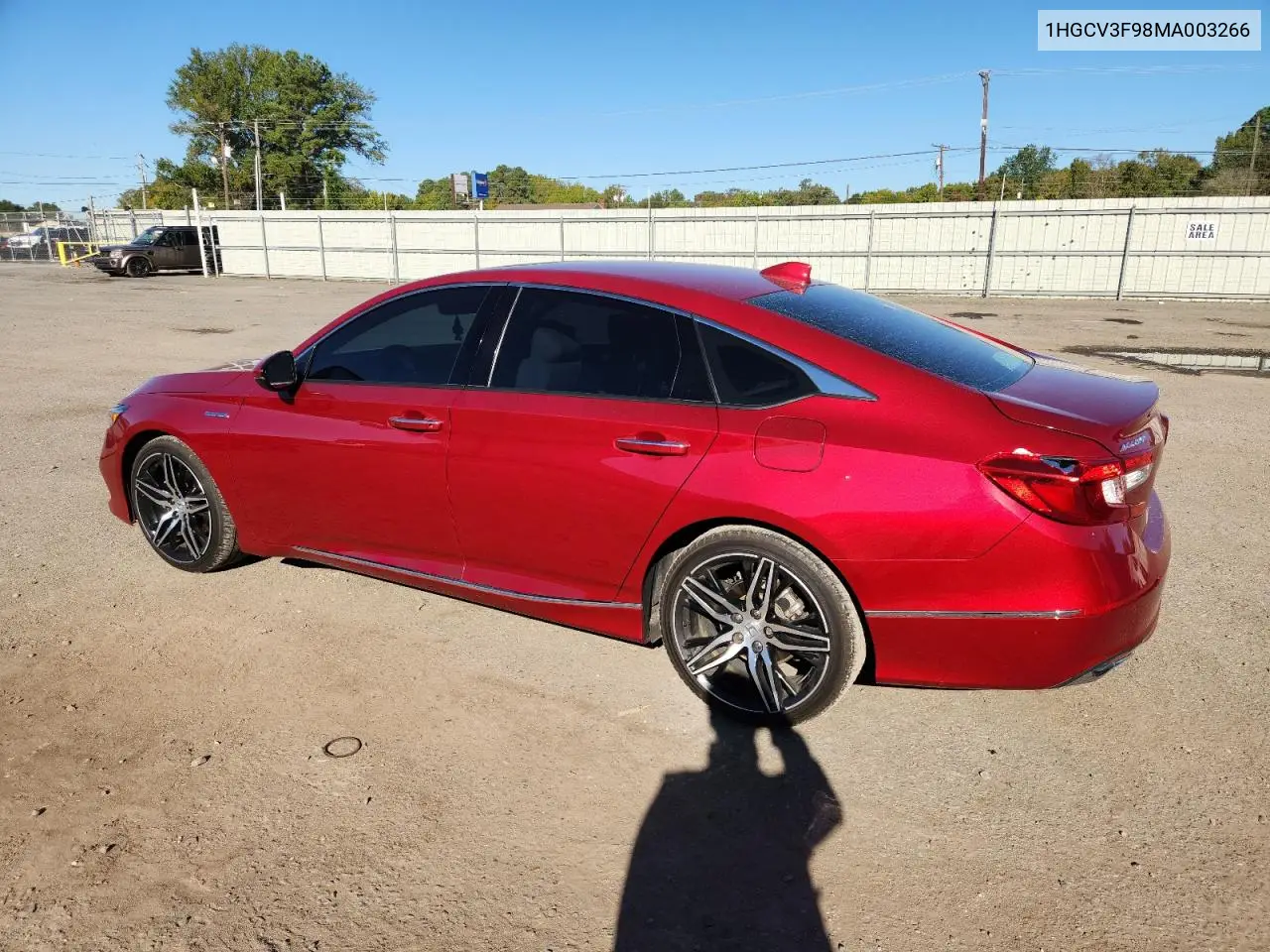 1HGCV3F98MA003266 2021 Honda Accord Touring Hybrid