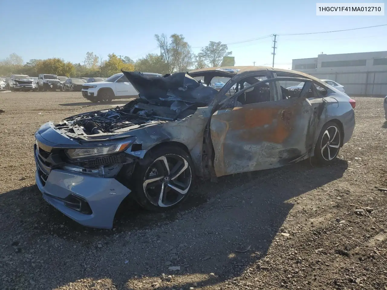 1HGCV1F41MA012710 2021 Honda Accord Sport Se