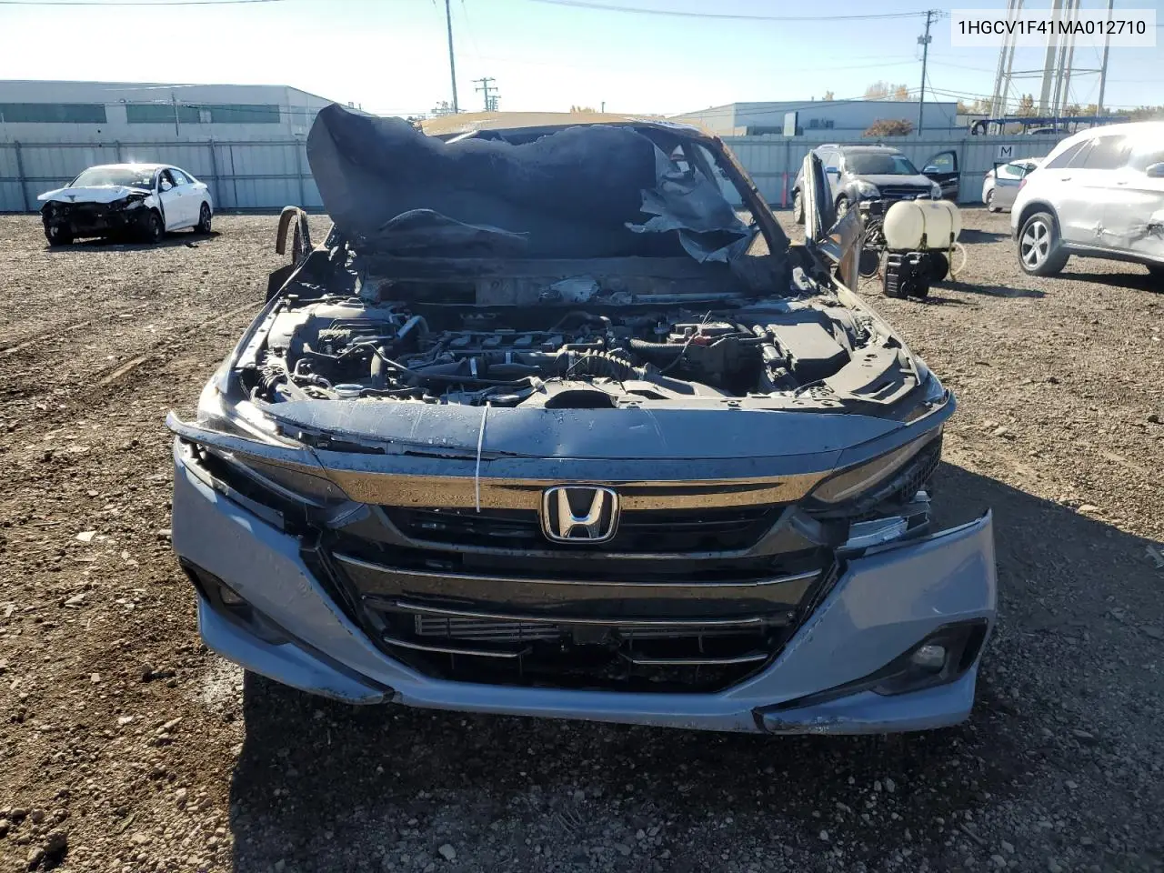 1HGCV1F41MA012710 2021 Honda Accord Sport Se