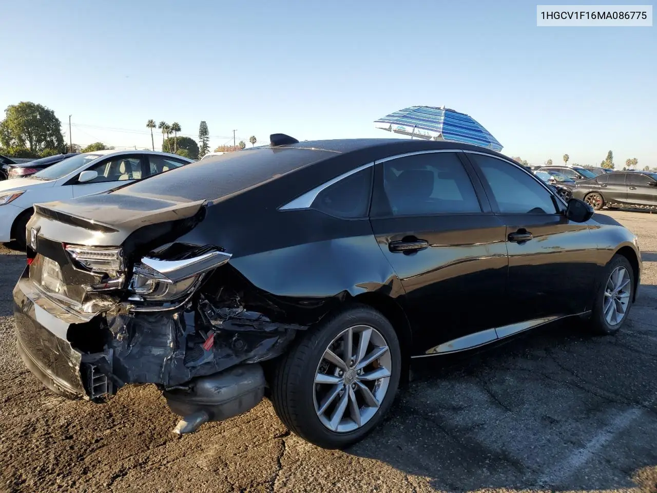 1HGCV1F16MA086775 2021 Honda Accord Lx